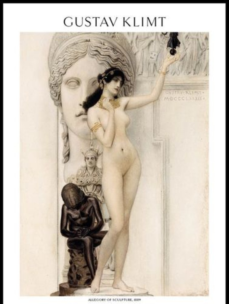 Posterton Allegory Of Sculpture By Gustav Klimt Poster | Nyheter