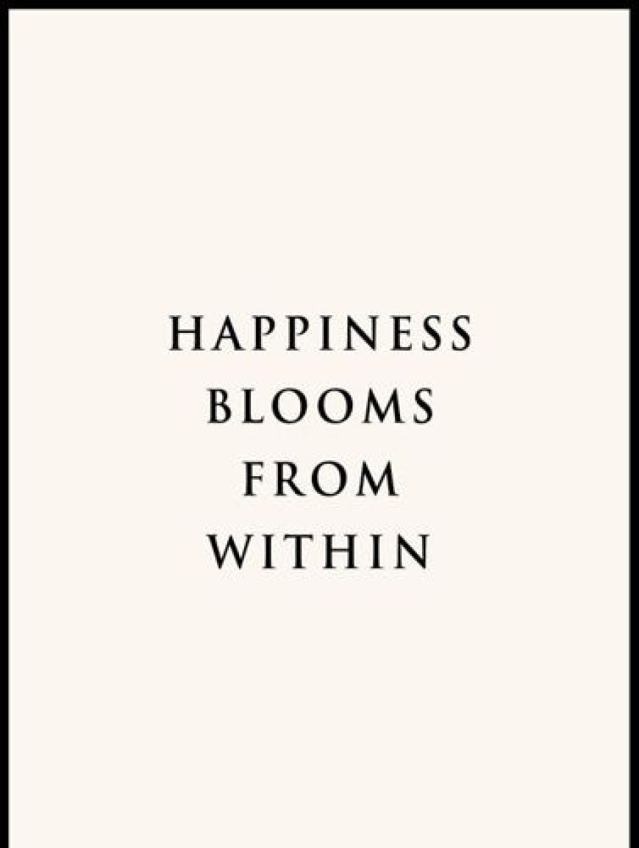 Posterton Happiness Blooms From Within Poster | Nyheter