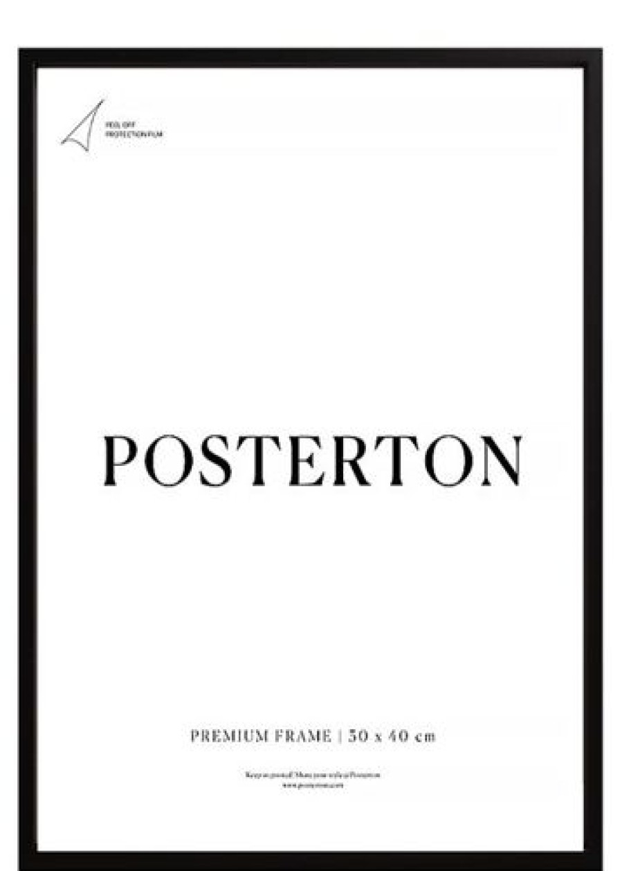 Posterton Svart Tr Ram 40X50 Cm | Svarta Tr Ramar