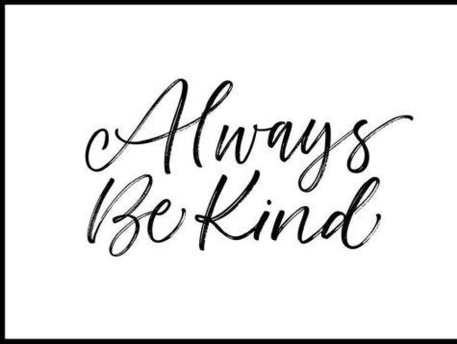 Posterton Always Be Kind Poster | Text Posters