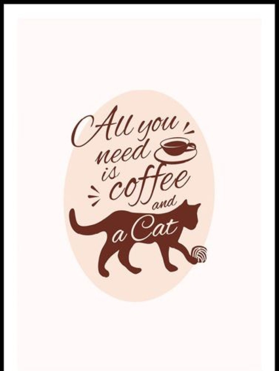 Posterton Coffee And Cat Poster | Nyheter