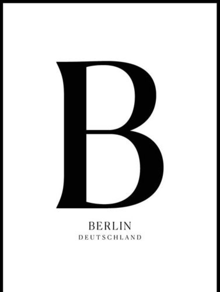 Posterton Berlin Poster | Text Posters