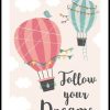 Posterton Follow Your Dreams Poster | Nyheter