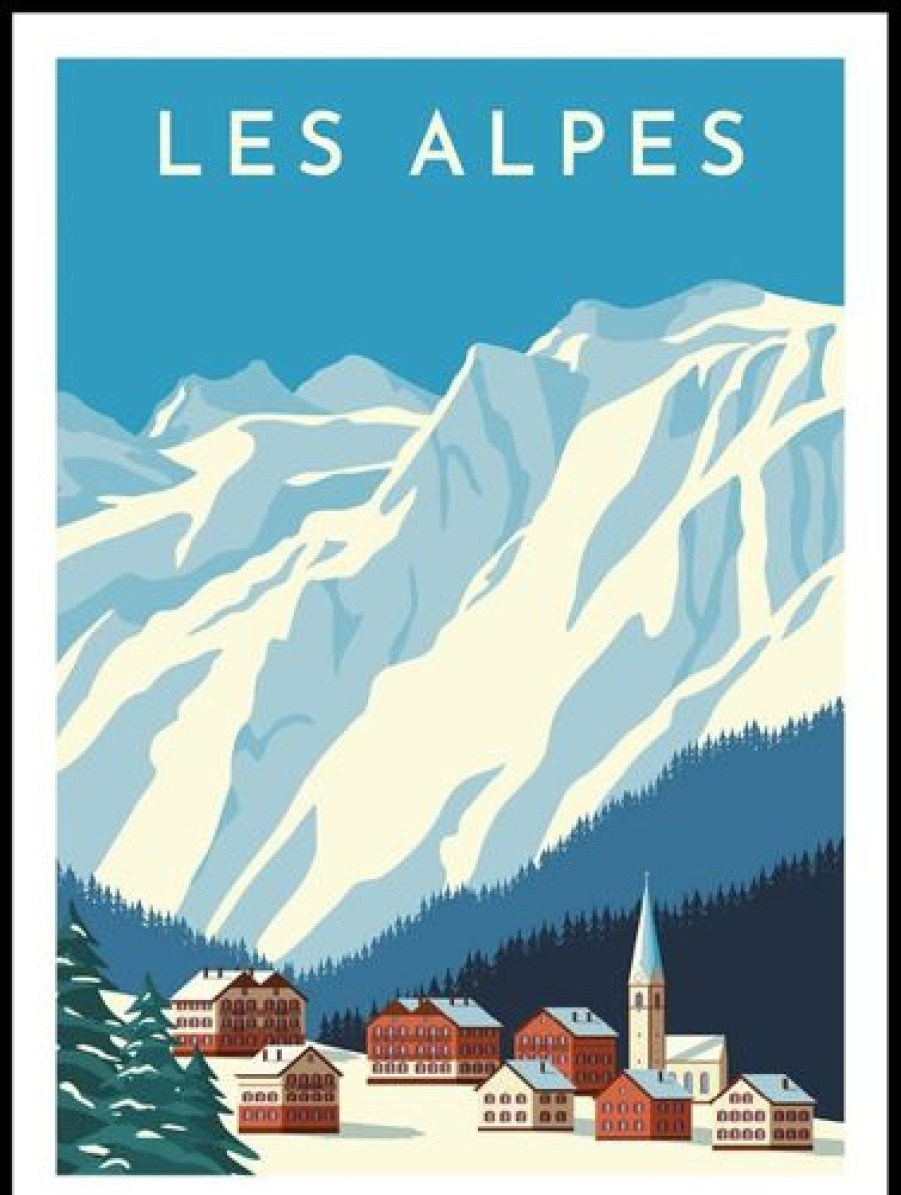 Posterton Les Alpes Poster | Nyheter