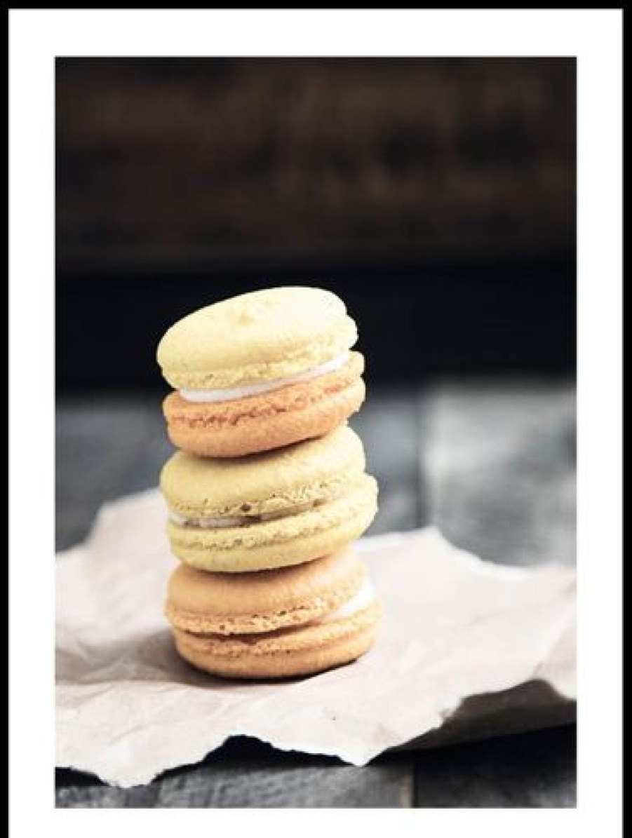 Posterton Gula Macarons Poster | Nyheter