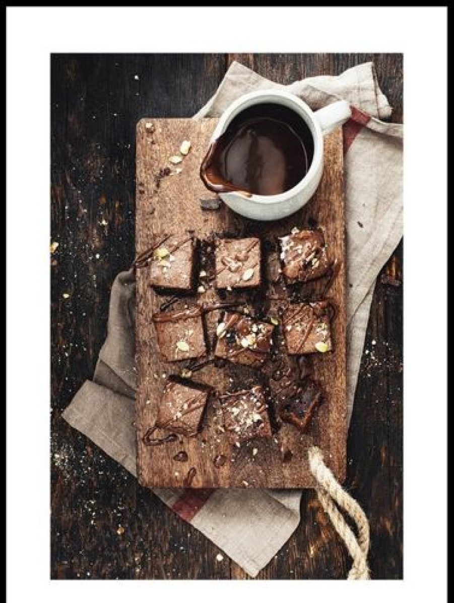 Posterton Choklad Brownies Poster | Topplistan Affischer