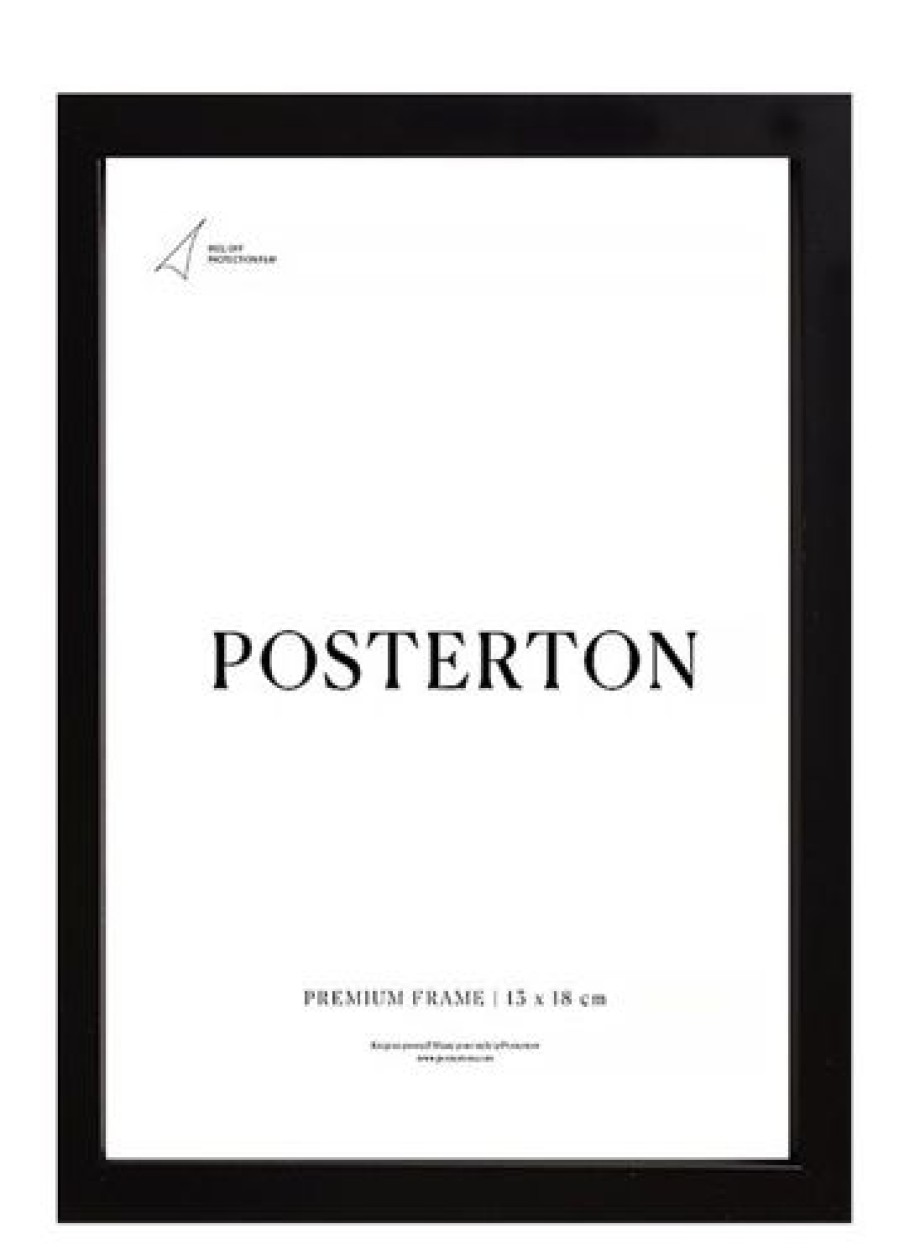 Posterton Svart Tr Ram 40X50 Cm | Svarta Tr Ramar