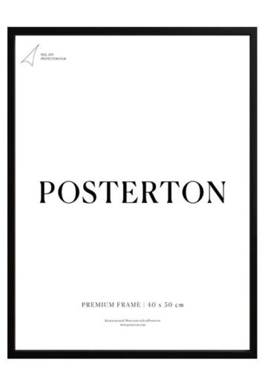 Posterton Svart Tr Ram 40X50 Cm | Svarta Tr Ramar