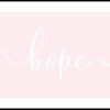 Posterton Hope I Rosa Poster | Nyheter