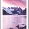 Posterton Rosa Glaciersj I Patagonien Poster | Topplistan Affischer