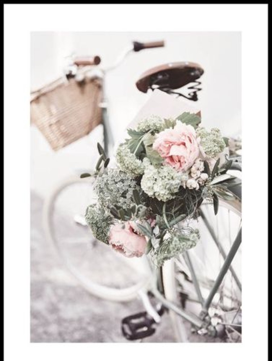 Posterton Blommor Och Cykel Poster | Nyheter