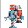 Posterton Retro Robot Med Raket Poster | Topplistan Affischer