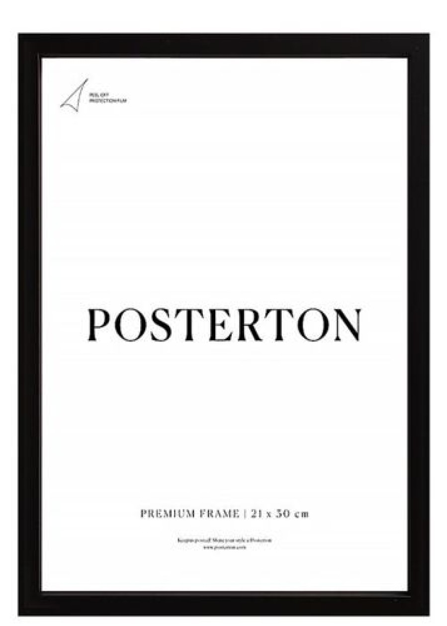 Posterton Svart Tr Ram 40X50 Cm | Svarta Tr Ramar