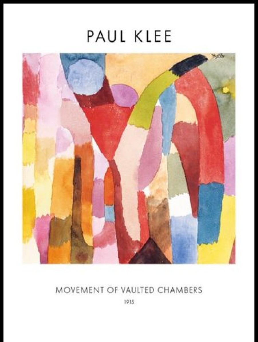 Posterton Movement Of Vaulted Chambers By Paul Klee Poster | Nyheter