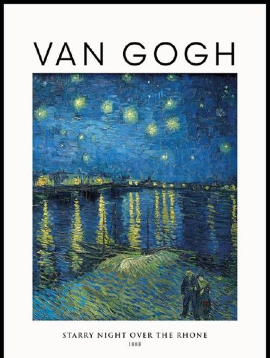 Posterton Starry Night Over The Rhone By Vincent Van Gogh Poster | Nyheter